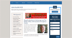 Desktop Screenshot of anchoragesleepdoctor.com